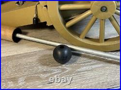 Remco Johnny Reb Toy Cannon Includes The Ramrod And 1 Ball-read The Description