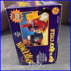 Rip N Rev Cycle New In Box Spider-man Vintage Toy Biz Animated Series Sealed