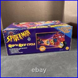 Rip N Rev Cycle New In Box Spider-man Vintage Toy Biz Animated Series Sealed