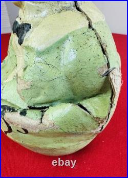 Rolly Dolly Roly Poly 1910 Germany toy paper mache Dapper Clown Rare Antique