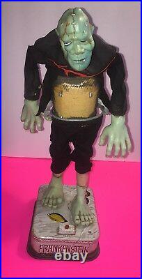 Rosko Frankenstein Monster Funny 1950-1960 Vintage Action Tin Toy Used