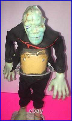 Rosko Frankenstein Monster Funny 1950-1960 Vintage Action Tin Toy Used