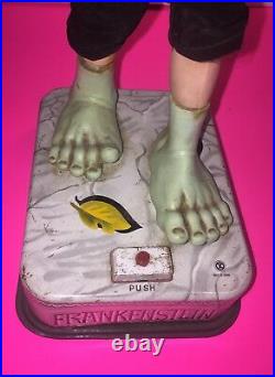 Rosko Frankenstein Monster Funny 1950-1960 Vintage Action Tin Toy Used