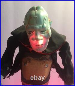 Rosko Frankenstein Monster Funny 1950-1960 Vintage Action Tin Toy Used