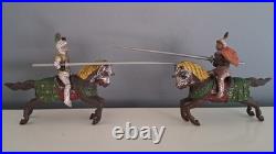 Royal Tournament medieval knights, Real Tournament REAMSA 1955, Vintage toy figures