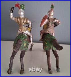 Royal Tournament medieval knights, Real Tournament REAMSA 1955, Vintage toy figures