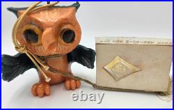 Russ Berrie Twiggy Oily Jiggler Owl 1960s Rubber Figure W Alpha Theta Booklt VTG Russ Berrie Twiggy Oily Jiggler Owl 1960s Rubber Figure W Alpha Theta Booklt VTG