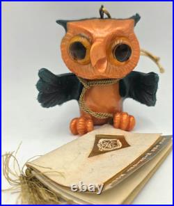 Russ Berrie Twiggy Oily Jiggler Owl 1960s Rubber Figure W Alpha Theta Booklt VTG Russ Berrie Twiggy Oily Jiggler Owl 1960s Rubber Figure W Alpha Theta Booklt VTG