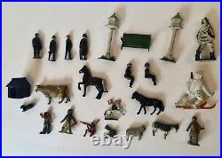 SEE LIST VINTAGE DIE CAST LEAD METAL TOY FIGURES 1940's-60s 23pc Lot ENGLAND