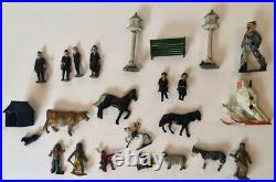 SEE LIST VINTAGE DIE CAST LEAD METAL TOY FIGURES 1940's-60s 23pc Lot ENGLAND