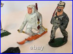 SEE LIST VINTAGE DIE CAST LEAD METAL TOY FIGURES 1940's-60s 23pc Lot ENGLAND