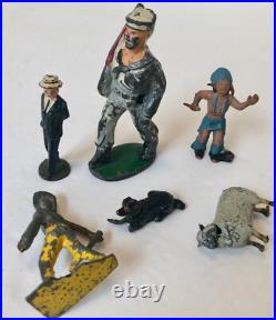 SEE LIST VINTAGE DIE CAST LEAD METAL TOY FIGURES 1940's-60s 23pc Lot ENGLAND