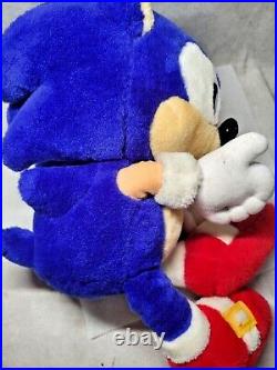 SEGA Sonic the Hedgehog Plush Doll Rare 1991 Taiwan Stuffed toy Figure Vintage