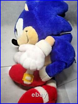 SEGA Sonic the Hedgehog Plush Doll Rare 1991 Taiwan Stuffed toy Figure Vintage