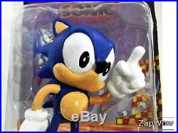 SONIC THE HEDGEHOG 1991 FLEXI-FRIEND Bendy Toy Figure 1990s SEGA Vintage Tomy