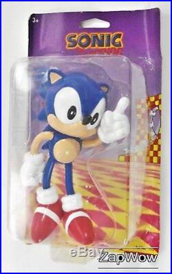 SONIC THE HEDGEHOG 1991 FLEXI-FRIEND Bendy Toy Figure 1990s SEGA Vintage Tomy