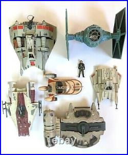 STAR WARS Vintage Toy Lot 90s Kenner Micro Machines Action Fleet Action Figures