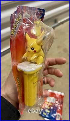 Sealed Pokémon Vintage Toys Battle Figures, Pez Candy, Flip Stickers, Bouncers