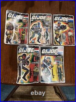 Set Of 5 original G. I. Joe action figures 1980's Vintage Read Description