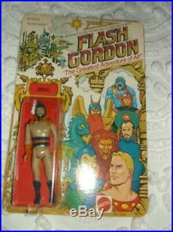 Set Of Six 1979 Mattel Flash Gordon Action Figure Moc Vintage Toy Sci Fi Tv
