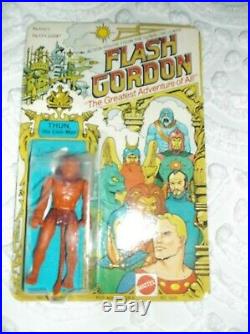 Set Of Six 1979 Mattel Flash Gordon Action Figure Moc Vintage Toy Sci Fi Tv