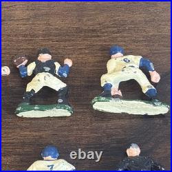Set of 9 1930-40s Vintage Baseball Player Lead Mini Figures Very Rare