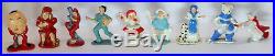 Set of 9 Tommy Toy Nursery Rhyme Lead Cast Figures Humpty Bo Peep Puss In Boots