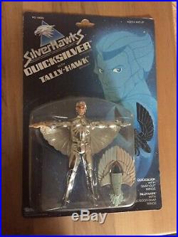 SilverHawks Quicksilver Action Figure, Vintage 1986 Kenner Toy MOSC Nice