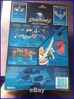 SilverHawks Quicksilver Action Figure, Vintage 1986 Kenner Toy MOSC Nice