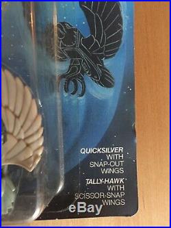 SilverHawks Quicksilver Action Figure, Vintage 1986 Kenner Toy MOSC Nice