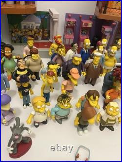 Simpsons World Of Springfield Interactive Figures Vintage Toy Lot 54 Characters