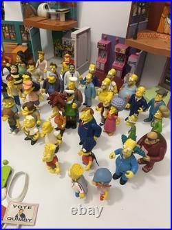 Simpsons World Of Springfield Interactive Figures Vintage Toy Lot 54 Characters