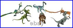 Six 2000 Jurassic Park Mixed Dinosaur Vintage Toys All Work Sounds Some Rare