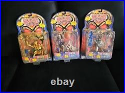 Skeleton Warriors Lot of 3 Dr Cyborn, Shriek, Dagger Vtg 1994 Playmates Toys