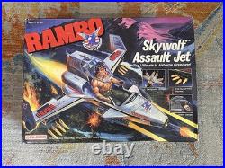 Skywolf Assault Jet Mib Mint In Sealed Box 1986 Rambo Coleco Vintage