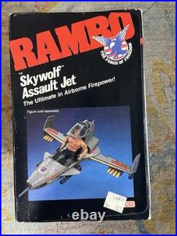 Skywolf Assault Jet Mib Mint In Sealed Box 1986 Rambo Coleco Vintage