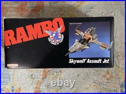 Skywolf Assault Jet Mib Mint In Sealed Box 1986 Rambo Coleco Vintage