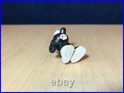 Smurfs 20007 Black Angry Smurf Figure Rare Red Teeth & Eyes Vintage Toy Figurine