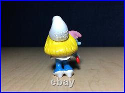 Smurfs 20192 Smurfette & Baby Smurf Vintage Figure PVC Toy Figurine Rare Germany
