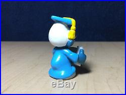 Smurfs 20195 # 1 Grad Smurf Graduate Rare Vintage Figure PVC Toy Peyo Figurine