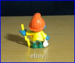Smurfs 20229 Master Builder Smurf Architect Figure Vintage 80s PVC Toy Figurine