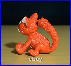 Smurfs 20439 Frightened Azrael Smurf Cat Toy Rare Vintage Figure PVC Figurine