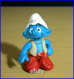 Smurfs 20520 New Techno Smurf Rare Vintage Figure PVC Toy Schleich Peyo Figurine