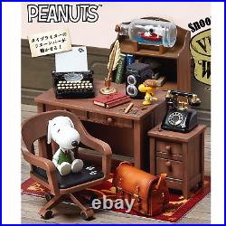 Snoopy's VINTAGE WRITING ROOM complete set / miniature figure toy Japan re-ment