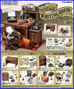 Snoopy's VINTAGE WRITING ROOM complete set / miniature figure toy Japan re-ment