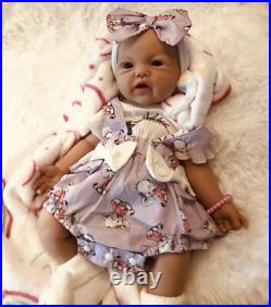 Soft Lifelike Silicone 18 Girl Baby Doll Floppy Squishy Infant 5 lbs Newborn