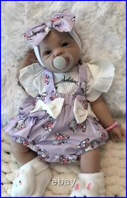 Soft Lifelike Silicone 18 Girl Baby Doll Floppy Squishy Infant 5 lbs Newborn