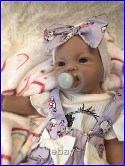 Soft Lifelike Silicone 18 Girl Baby Doll Floppy Squishy Infant 5 lbs Newborn