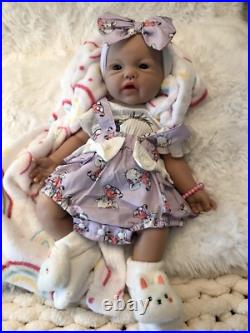 Soft Lifelike Silicone 18 Girl Baby Doll Floppy Squishy Infant 5 lbs Newborn