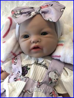 Soft Lifelike Silicone 18 Girl Baby Doll Floppy Squishy Infant 5 lbs Newborn